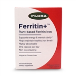 Ferritin+ by Flora - 30 Vegan Capsules - 1 Box