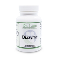 Diazyme by Dr. Lam - 120 Vegetarian Capsules - 1 Bottle