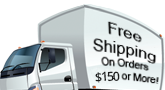 Free Flat Rate Shipping on Orders $150 and Up! - Applies only to US Domestic Shipping. International orders will receive $6.99 off shipping